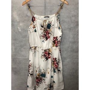Floral Satin Dress